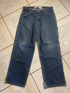 GAP Men's Relaxed Carpenter Jeans in Dark Blue